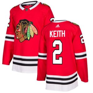 Kinder Chicago Blackhawks Eishockey Trikot Duncan Keith #2 Authentic Rot Heim